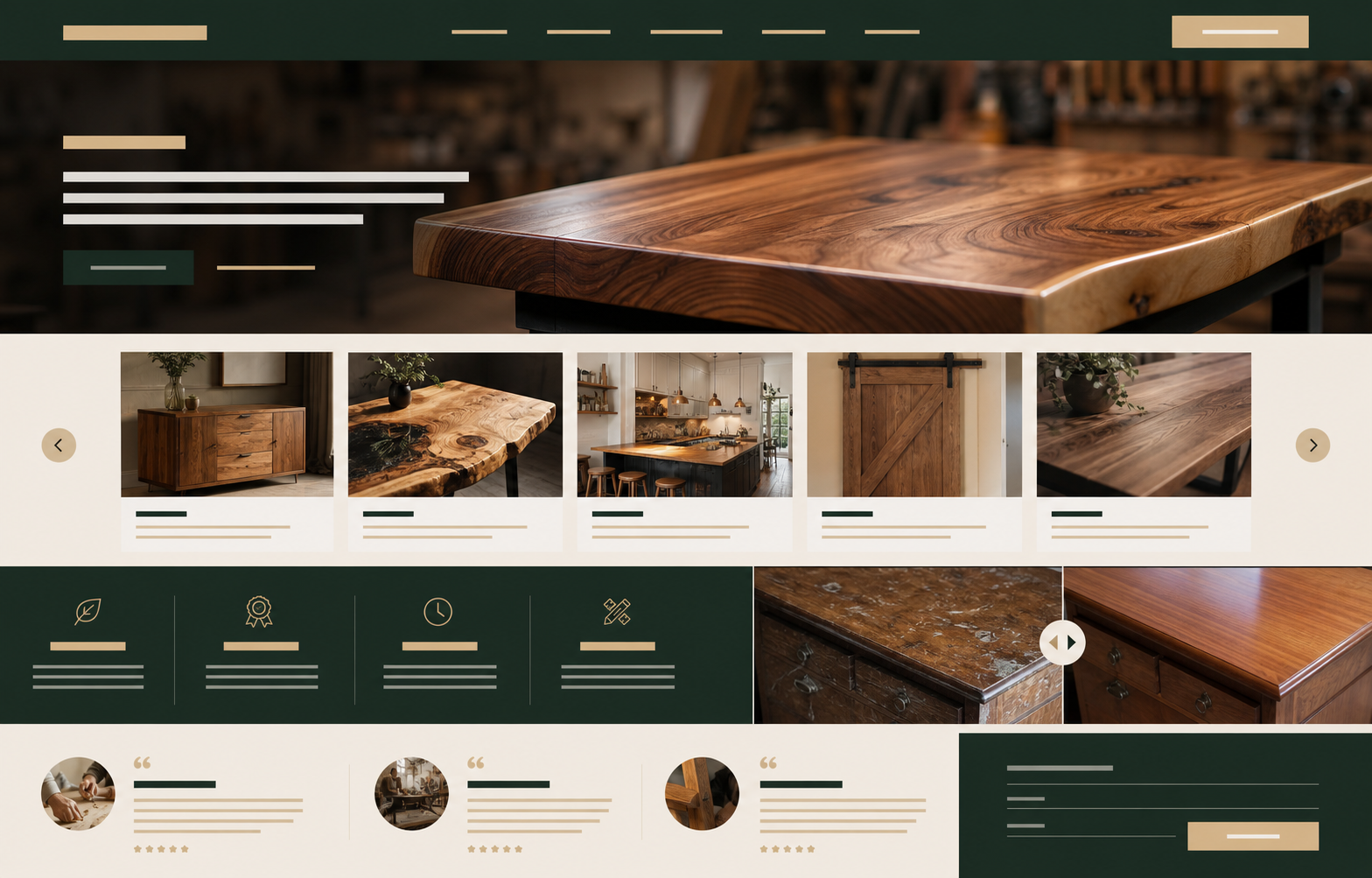 Modèle de site vitrine pour artisan et indépendant